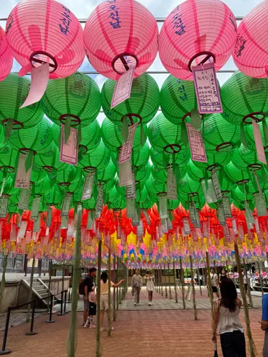 Pretty Lanterns in the Temple
