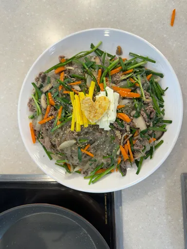 We made Japchae!