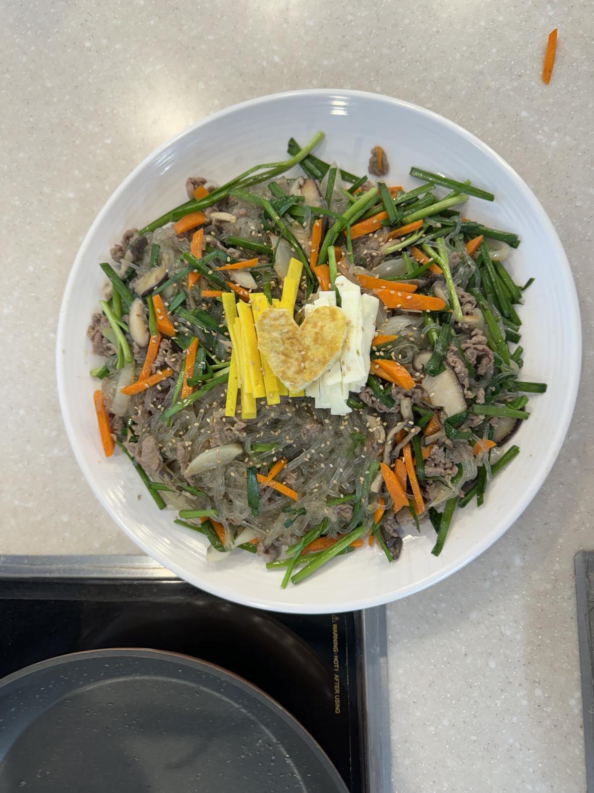 We made Japchae!