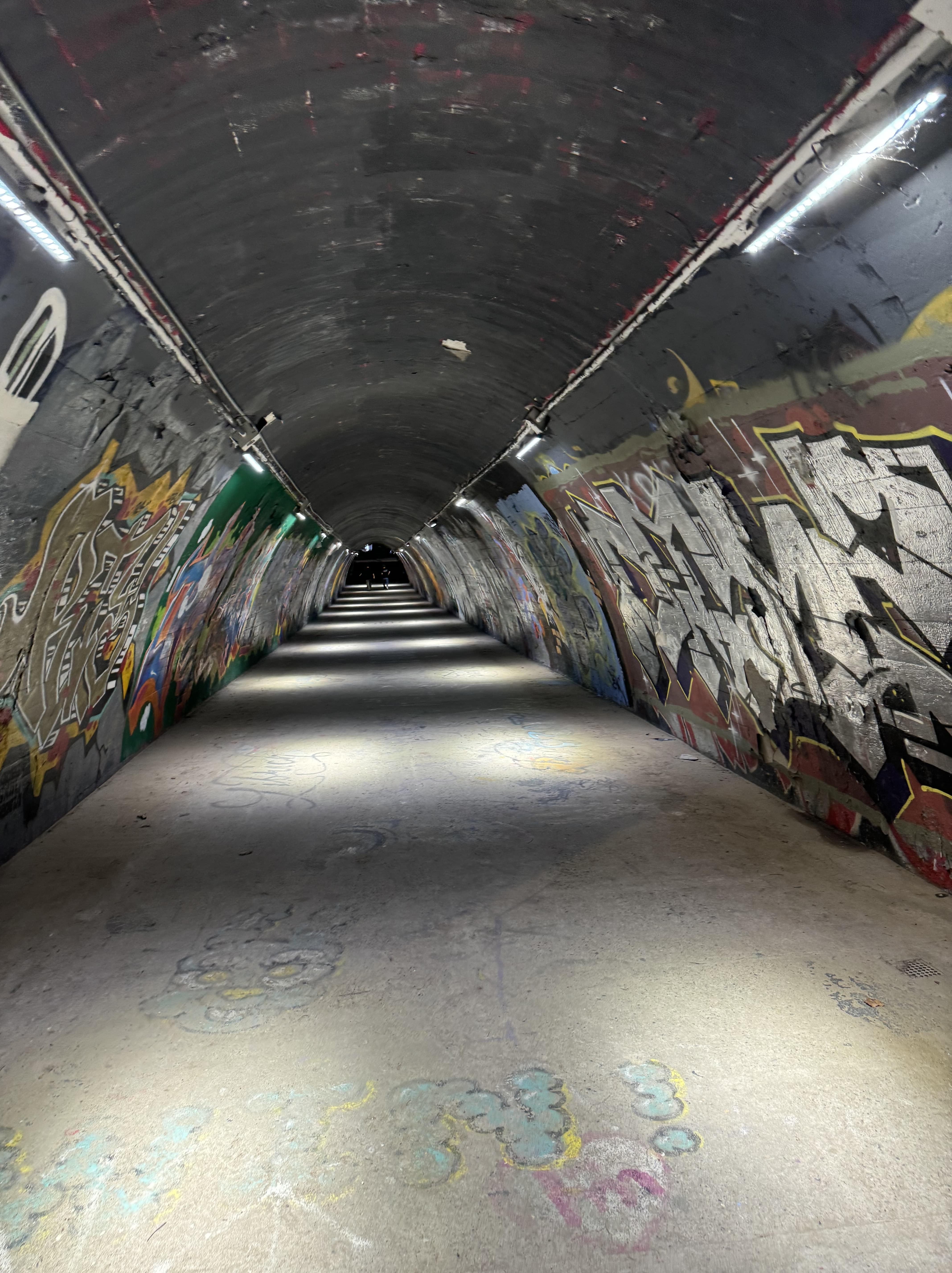 Twinkling Watermelon Graffiti Tunnel